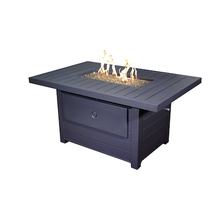 Sunbeam Serenity Aluminum Fire Table ANTHRACITE GREY 9294